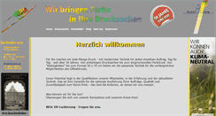 Desktop Screenshot of bilz-druck.de