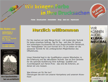 Tablet Screenshot of bilz-druck.de